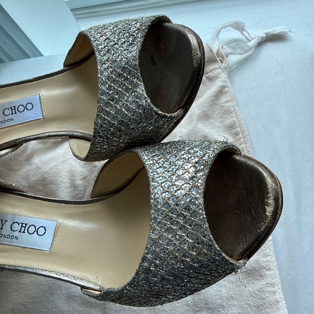 Jimmy choo AUTHENTIC sandals , size EU 37 or USA 7 - Picture 9 of 10